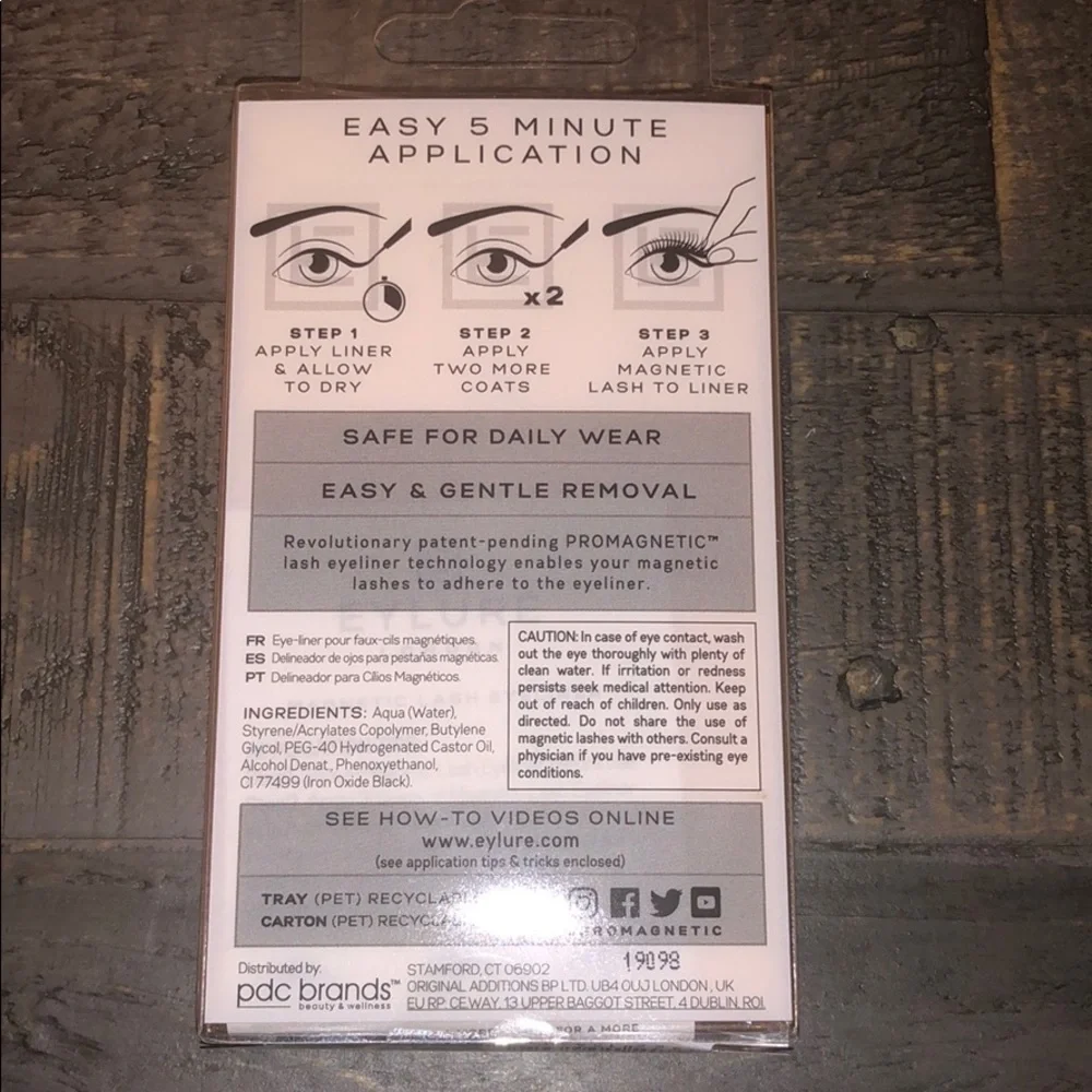 5/$25 Eylure Pro Magnetic Lash‎ Eyeliner- Black NEW